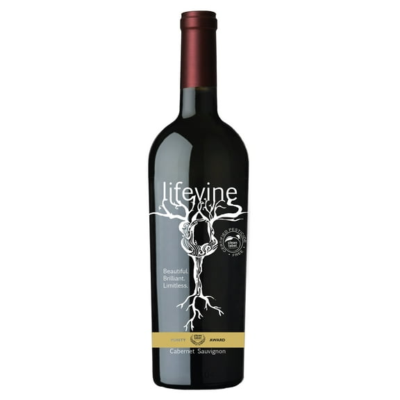 Lifevine Cabernet Sauvignon California Red Wine, 750 ml Bottle, 14% ABV