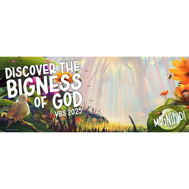 Lifeway Kids VBS 2025 Magnified! Promotional BSL1 Banner