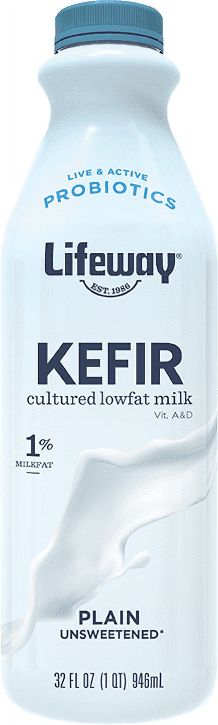 Lifeway Lowfat Milk Plain Kefir, 32 fl oz - image 1 of 6