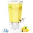 thumbnail image 1 of Lifewit Party Beverage Dispenser, 1 Gallon Plastic Drink Dispenser,  Ice Chilled Juice Containers with Lid for Lemonade/Soda/Tea, BPA Free, 1 of 9