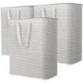thumbnail image 1 of Lifewit 3 Pack Laundry Hamper Large Collapsible Laundry Baskets, Freestanding Waterproof Clothes Hamper w/ Easy Carry Handles in Laundry Room Bedroom Bathroom College Dorm for Adults, Gray, 3 x 125L, 1 of 9