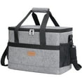 thumbnail image 1 of Lifewit Cooler Bag 20L Collapsible and Insulated Large Lunch Bag Leakproof Soft Cooler Portable Tote for Camping/BBQ/Family Outdoor Activities, Gray, 1 of 8