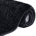 thumbnail image 1 of Lifewit 32" x20" Bathroom Rug Mat Plush Microfiber, Non-Slip, Water Absorbent, Black, 1 of 6