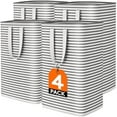 thumbnail image 1 of Lifewit 4 Pack Laundry Basket Collapsible Laundry Hamper, Large Freestanding Clothes Hamper for Laundry with Easy Carry Handles for Laundry Room Bathroom Bedroom Dorm for Adult, Black, 4 x 80L, 1 of 6