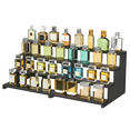 thumbnail image 1 of Lifewit 4 Tier Black Cologne Organizer 2-Pack, 12" Cologne Stand, Perfume Shelf and Organizer for Dresser, Vanity, Countertop, Bedroom, 1 of 9