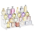 thumbnail image 1 of Lifewit 4 Tier Clear Display Risers Stand, 2 Pack Plastic Risers for Display, Plastic Organizers, 1 of 10