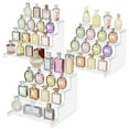 thumbnail image 1 of Lifewit 4 Tier Clear Display Risers Stand, Plastic Risers for Display, Plastic Organizers for Figures, Cupcake, Perfume, Dessert, Desktop Display Stand for Organize and Decoration (12inch, 3pack), 1 of 7