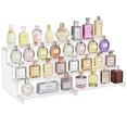 thumbnail image 1 of Lifewit 4 Tier Clear Display Risers Stand, Plastic Risers for Display, Plastic Organizers for Figures, Cupcake, Perfume, Dessert, Desktop Display Stand for Organize and Decoration (12inch, 2pack), 1 of 8