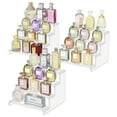 thumbnail image 1 of Lifewit 4 Tier Clear Display Risers Stand, Plastic Risers for Display, Plastic Perfume Organizer, Display for Figures, Cupcake, Dessert, Desktop Stand for Organization and Decor, 3pack, 9inch, 1 of 8