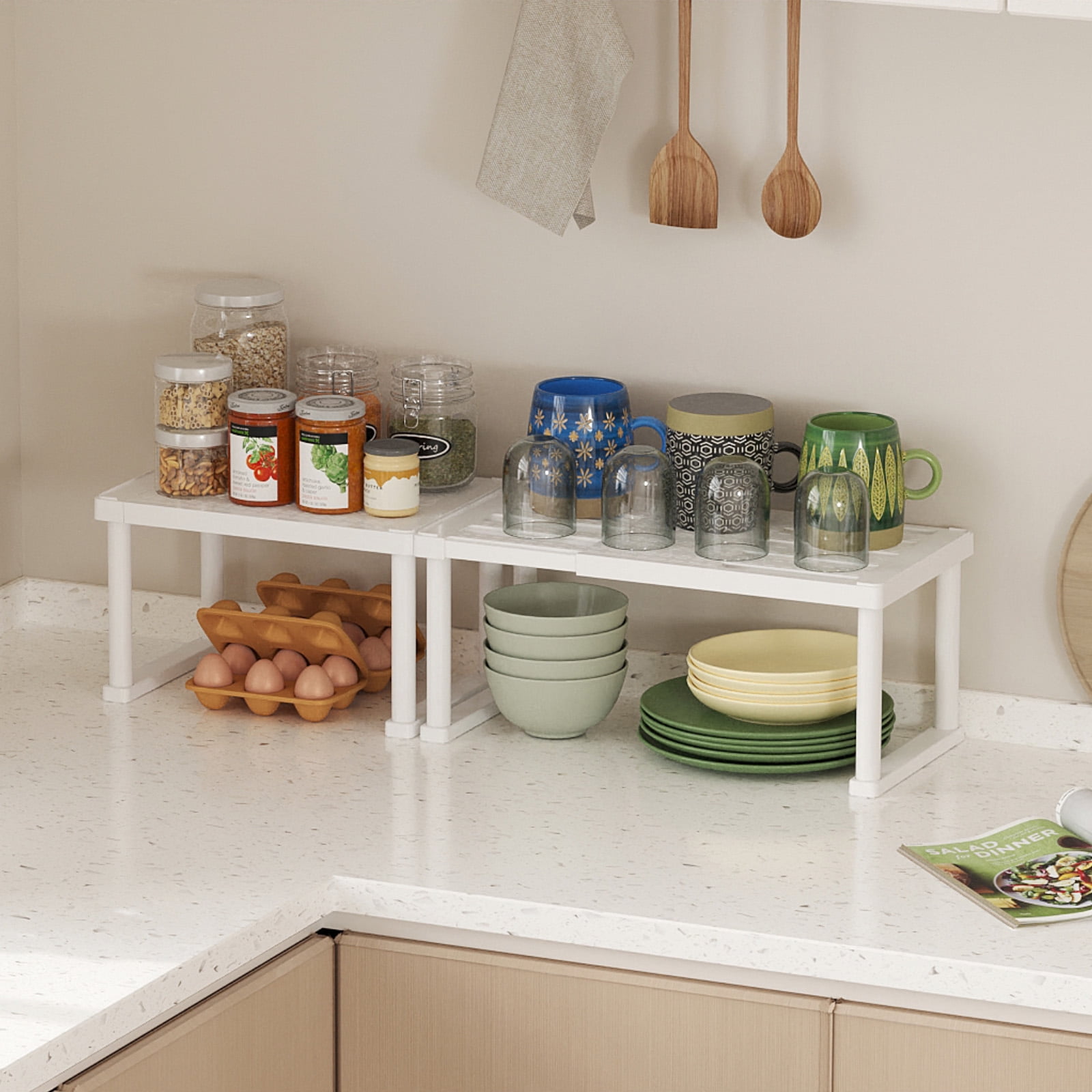 Lifewit Cabinet Shelf Organizer, Expandable From 11.8 to 15.7 inches