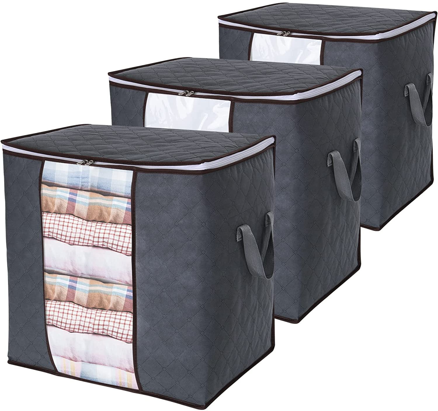 Large Clothes Storage Bag Organizer, 3 Packs - Lifewit – Lifewitstore