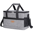 thumbnail image 1 of Lifewit Cooler Bag 20L Collapsible and Insulated Large Lunch Bag Leakproof Soft Cooler Portable Tote for Camping/BBQ/Family Outdoor Activities, Gray, 1 of 8