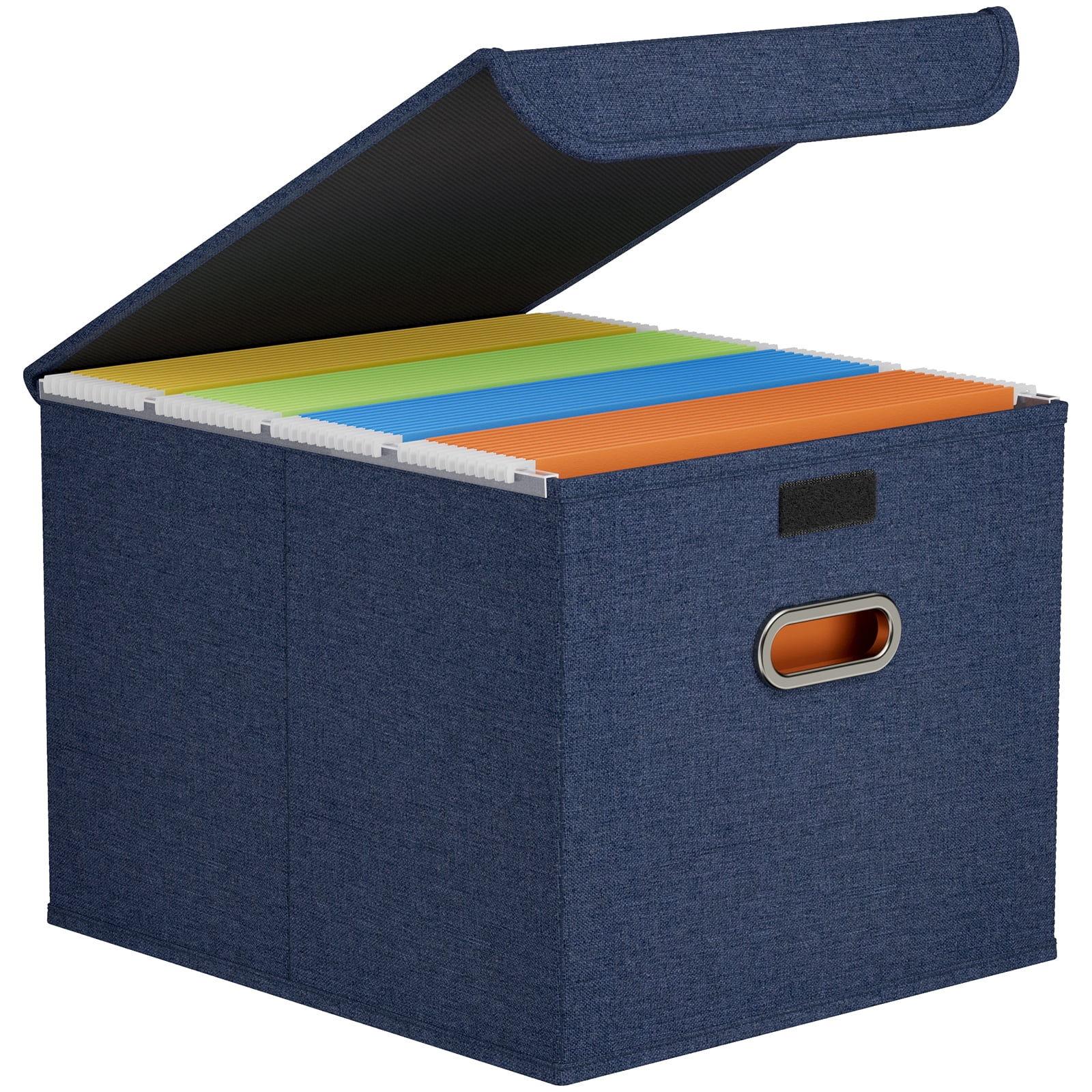 Lifewit File Organizer Box with Lids, Portable Storage File Boxes with ...
