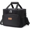 thumbnail image 1 of Lifewit Large Soft Cooler Lunch Bag, Insulated Lunch Box, Cooling Tote for Adult, Men, Women, Work, Travel, Hiking, Camping, Leakproof, Waterproof, Lightweigt, 24-Can (15L), Black, 1 of 7