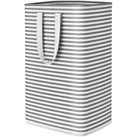 Lifewit Laundry Hamper Large Collapsible Laundry Basket, Freestanding Waterproof Clothes Hamper Storage with Easy Carry Handles for Clothes in Bedroom Bathroom College Dorm for Adults, Black, 80L