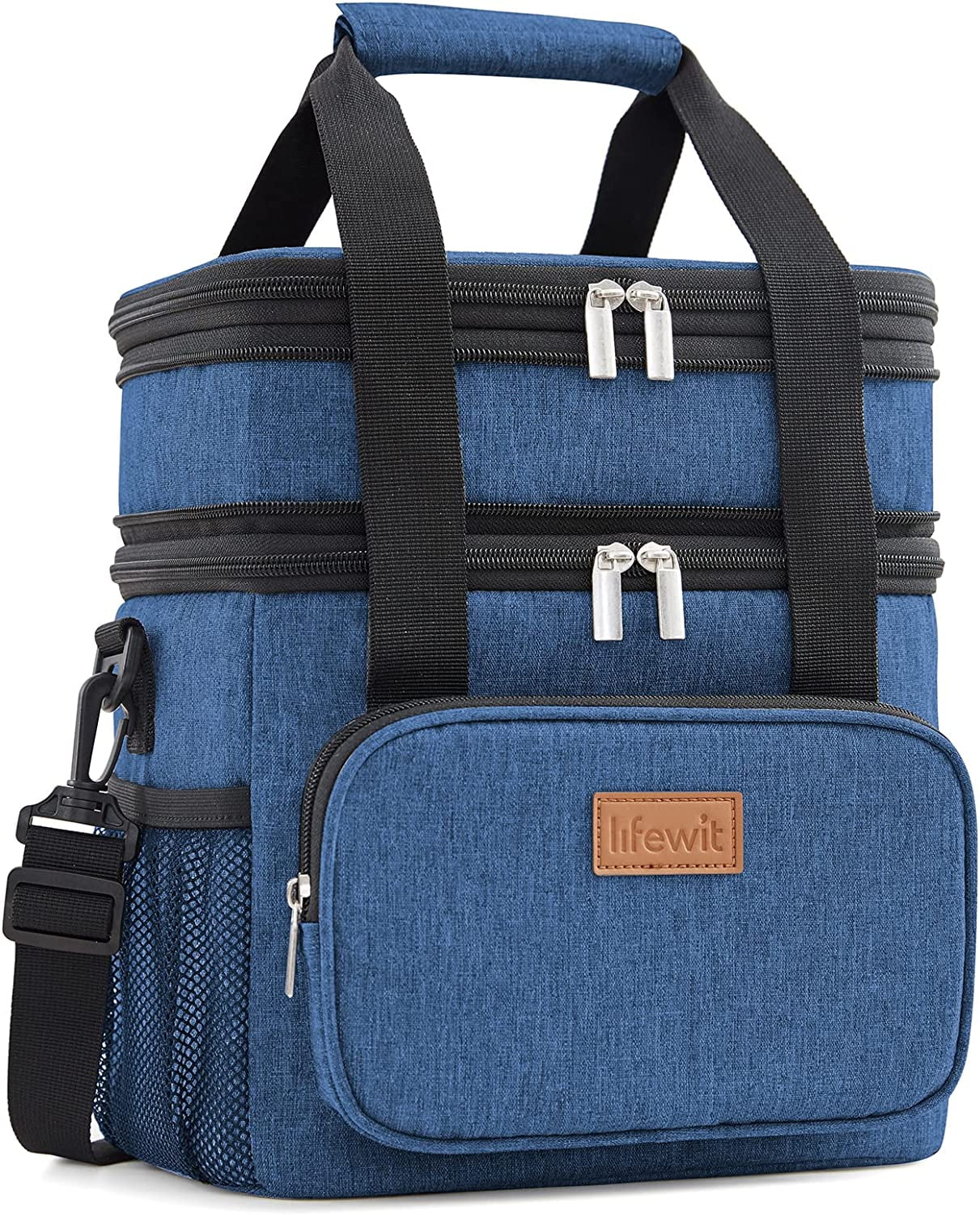 Lifewit Lunch Box for Men Women Double Deck, Large Insulated Soft ...