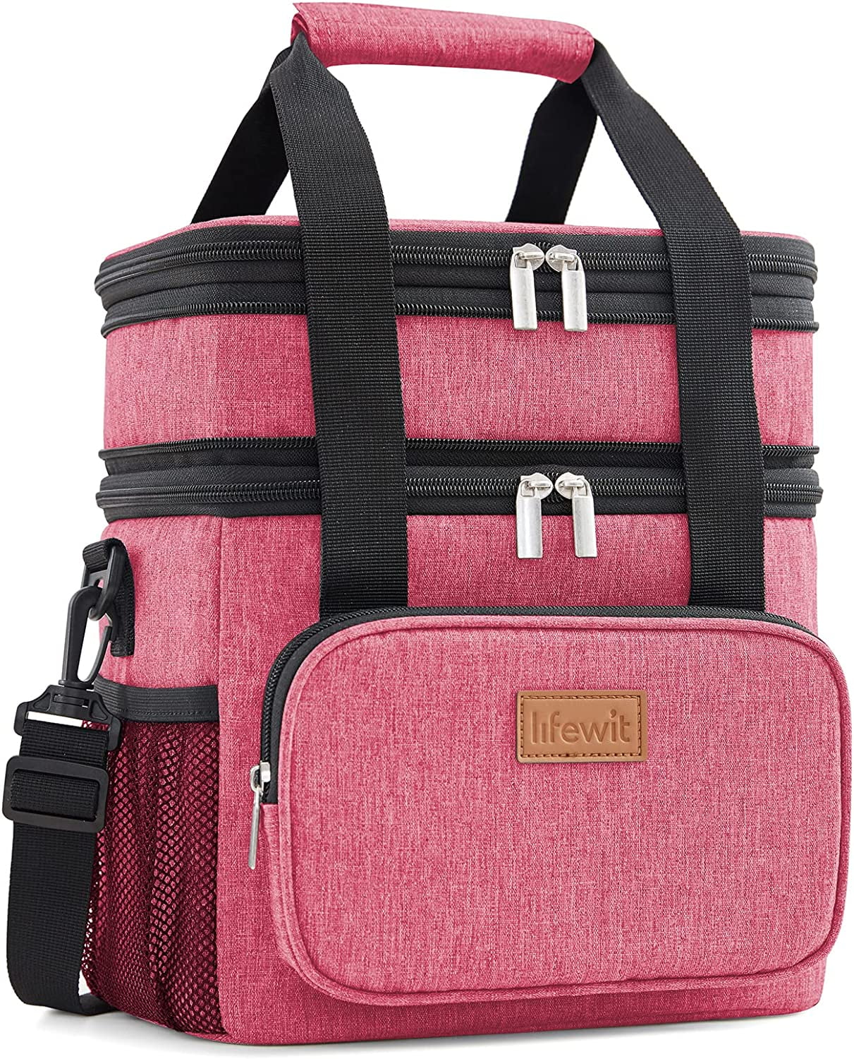 Lifewit Lunch Box for Men Women Double Deck Lunch Bag, Large Insulated ...