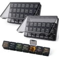 thumbnail image 1 of Lifewit Monthly Pill Organizer, 28 Day Pill Box, 4 Weeks One Month Pill Cases, Large Compartments, 1 of 9