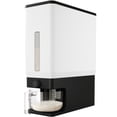 thumbnail image 1 of Lifewit Rice Dispenser 25 lbs, Rice Storage Container Moisture Proof with Measuring Cup, BPA-Free, Black, 1 of 8