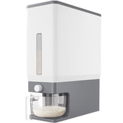 Lifewit Rice Dispenser 25 lbs, Rice Storage Container Moisture Proof with Measuring Cup, BPA-Free, Gray