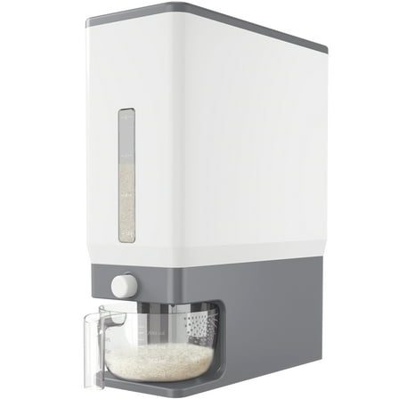Lifewit Rice Dispenser 25 Lbs, Rice Storage Container Moisture Proof, Cereal Dispenser for Pantry, BPA-Free