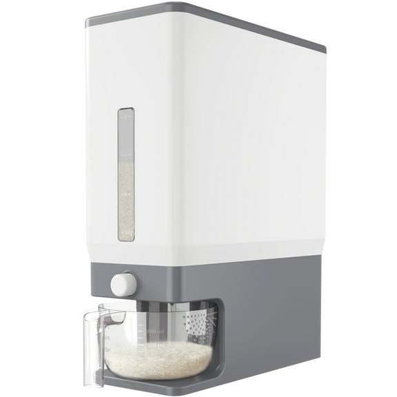 Lifewit Rice Dispenser 25 Lbs, Rice Storage Container Moisture Proof, Cereal Dispenser for Pantry, BPA-Free