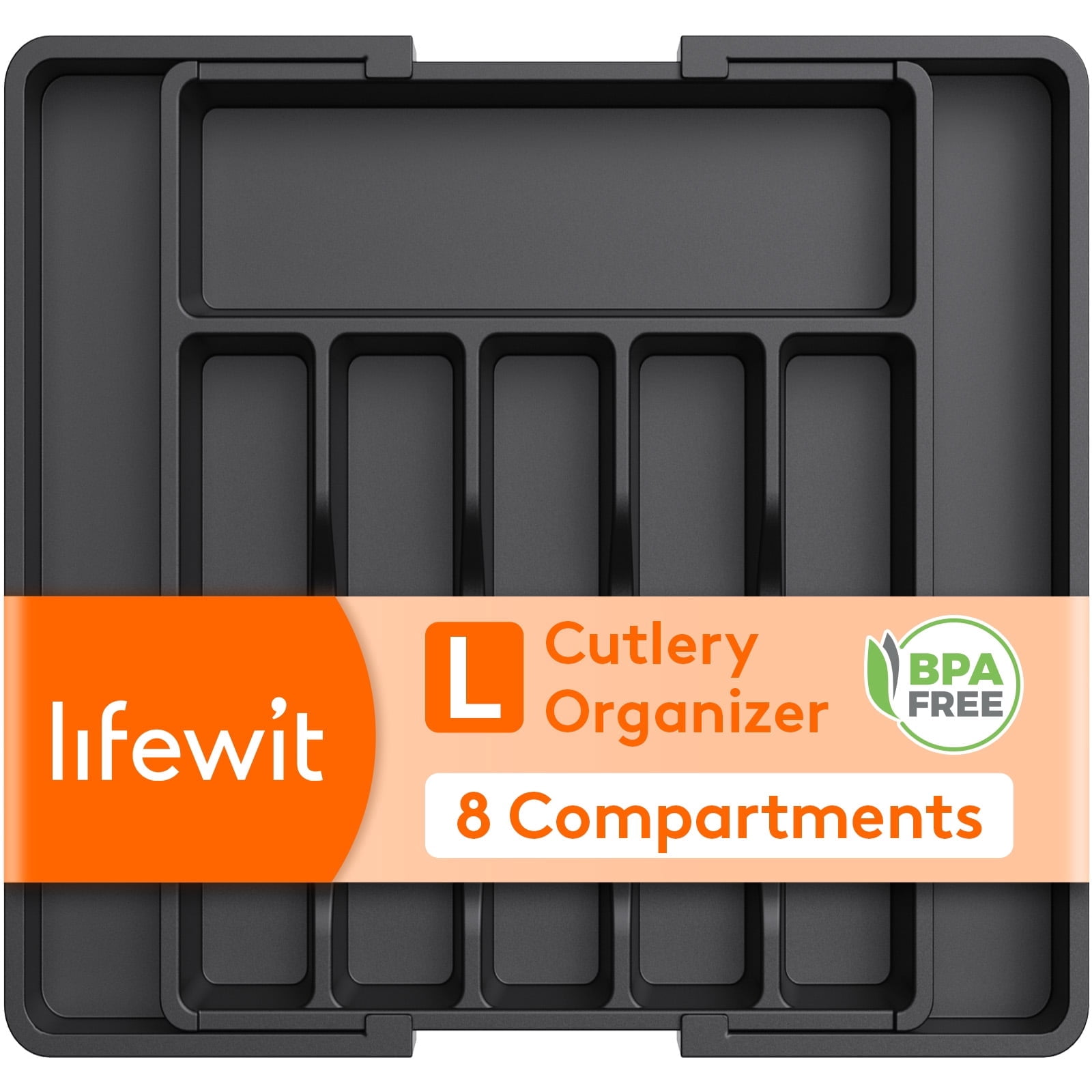Lifewit Silverware Drawer Organizer, Expandable