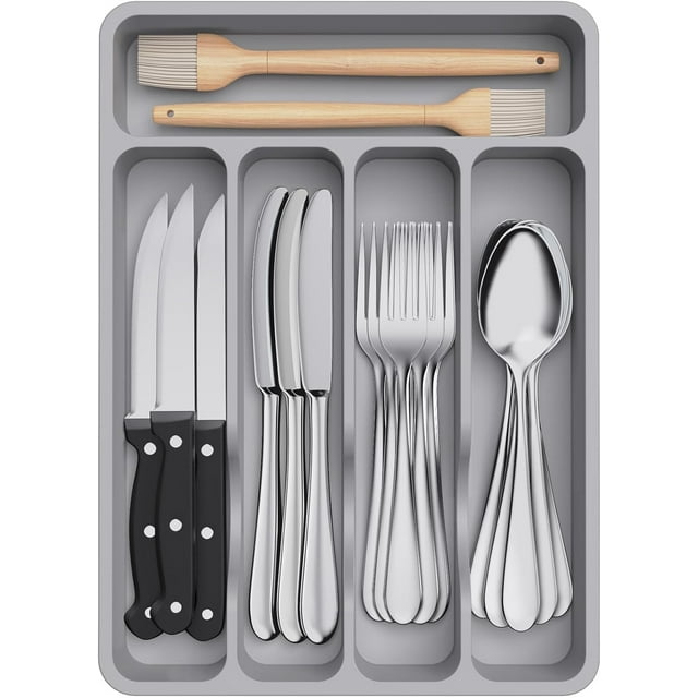 Aazon.co - Lifewit Silverware Drawer Organizer Silverware Organizer Aazon.co - Lifewit Silverware Drawer Organizer Silverware Organizer