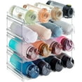 thumbnail image 1 of Lifewit Stackable Water Bottle Organizer for Cabinet, Freezer, Pantry - Plastic Cup Holder Pack of 4, 1 of 7