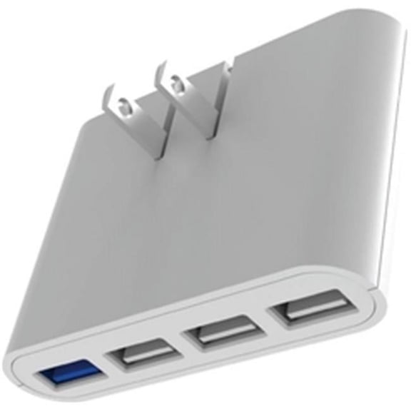 Lifeworks Technology Group IH-CT525W iHome AC Pro Slim USB Wall Charger, White