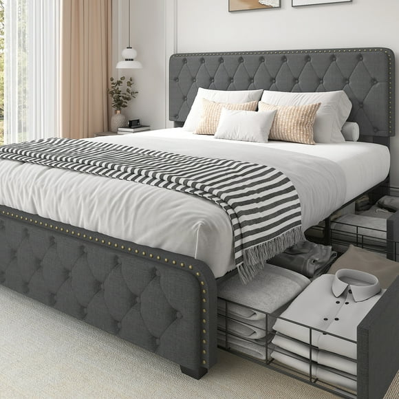 Queen Beds with Storage Drawers