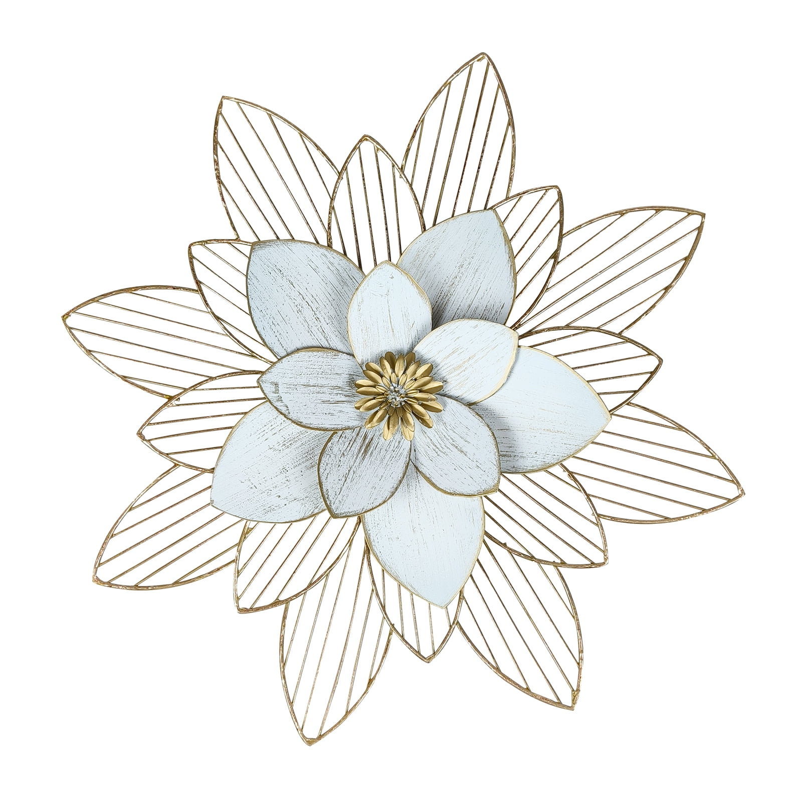 Liffy Metal Flower Wall DecorExtra Large and Elegant Metal Wire Flower