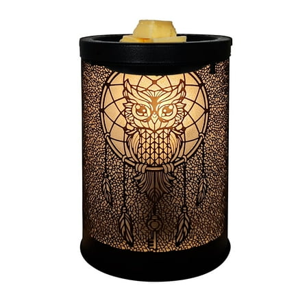 Liffy Wax Melt Warmer with Scented Wax, Owl Warmer, Candle Burner, LED Light, 1 Count