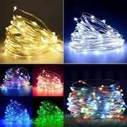 Lifiietho Indoor/Outdoor 6.56 ft Battery Operated Waterproof LED String Light