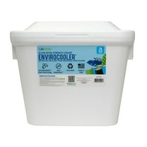 Lifoam Styrofoam Cooler, 28 Quart Foam Cooler, 24 Can Capacity, Whie