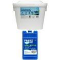 thumbnail image 1 of Lifoam 28Qt Envirocooler 24 Can Capacity Foam Cooler, White, 1 Count and FreezPak Small Ice Pack, 1 Count, 1 of 3