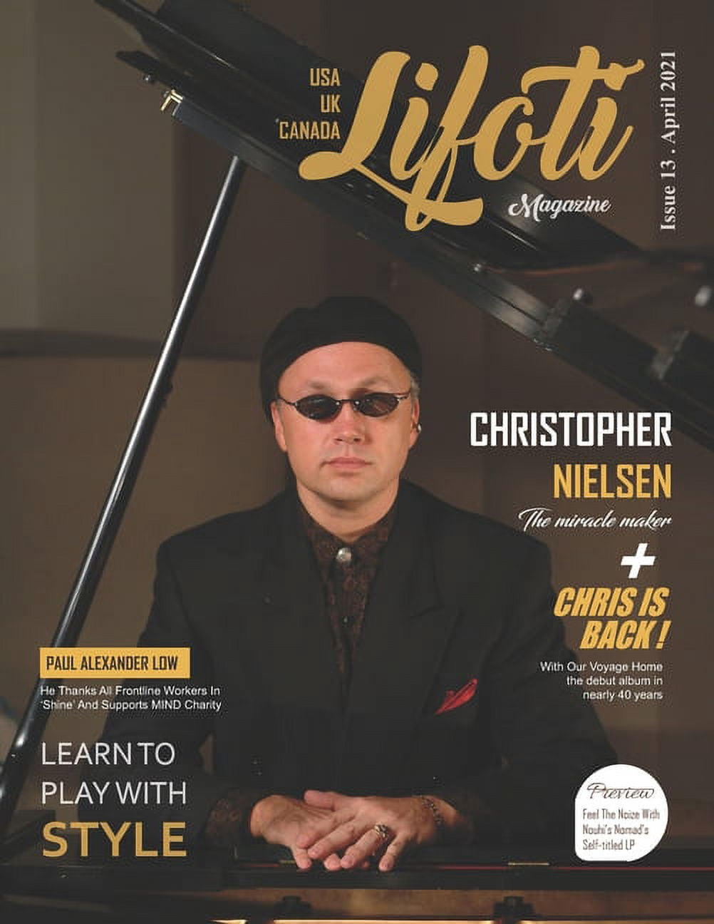 Lifoti Magazine: Christopher Nielsen Cover Issue 13 April 2021 (Paperback)