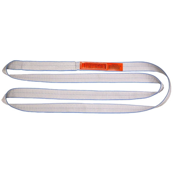 Lift-All Company EN1801TX8 Tuff-Edge Web Sling, Endless, 1-Ply, 1" x 8', Silver CA1