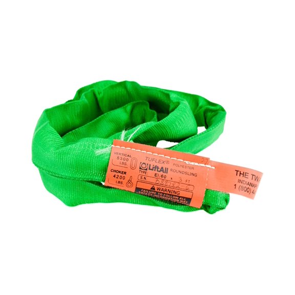 Lift-All Roundsling,Endless,16 ft L,5300 lb Cap EN60X16