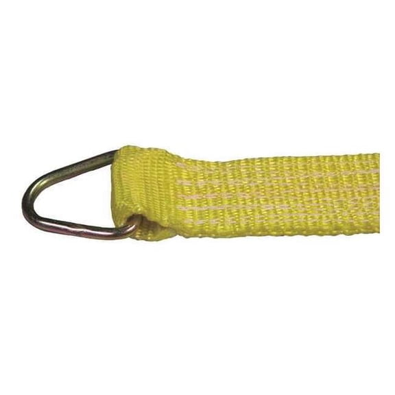 Lift-All Tie Down Strap,D-Ring,Yellow 60511