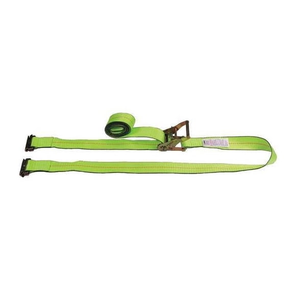 Lift-All Tie Down Strap,E-Track,Yellow TE60809