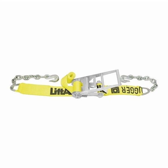 Lift-All Tie Down Strap,Grab-Hook,Yellow 20489
