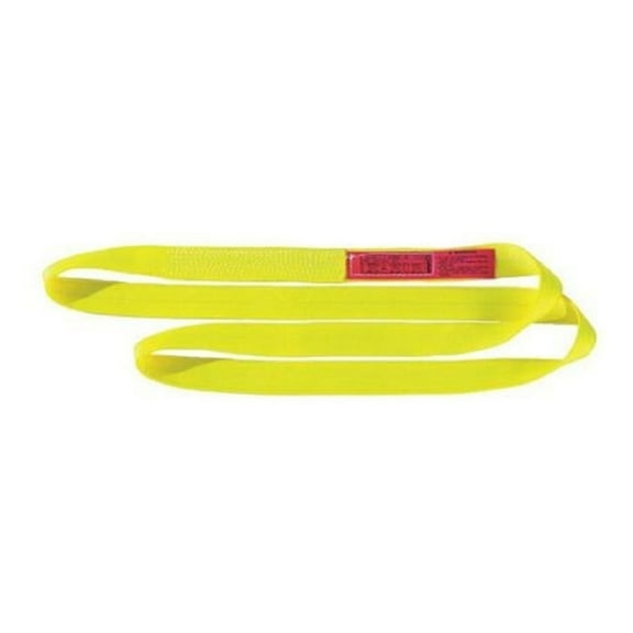 Lift-All Web Sling, Type 5, 4 ft L, 1 in W, Nylon, Yellow EN2601NX4
