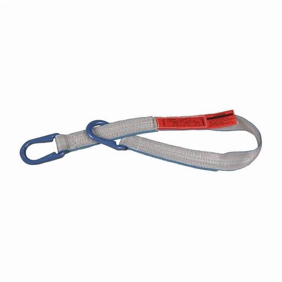 Lift-All Web Sling, Type U, 6 ft L, 2 in W, Polyester, Silver UU1802TX6