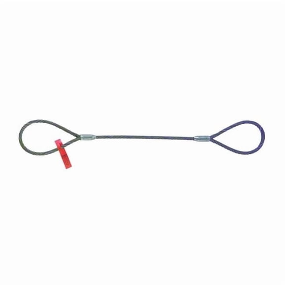 Lift-All Wire Rope Sling,Eye and Eye,10 ft.L 14IEEX10