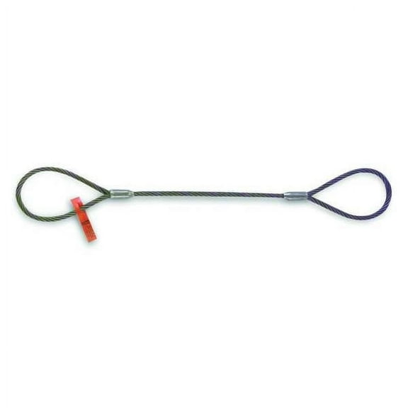 Lift-All Wire Rope Sling,10ft L,19600 lb Load Cap 1IEEX10