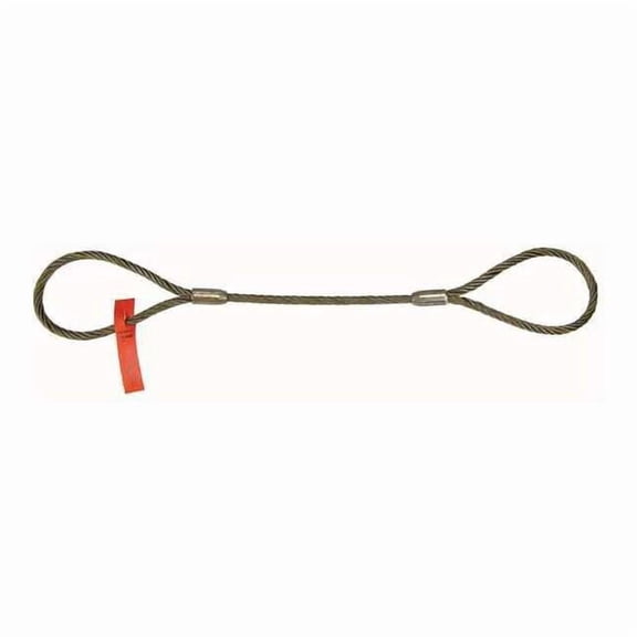 Lift-All Wire Rope Sling,3 ft L,1,300 lb Load Cap 14EEX3