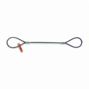 Sling, Wire Rope, L4Ft, VLL1300Lb, Dia1/4In 14IEEX4