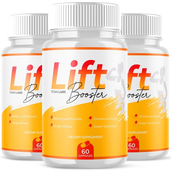 Lift Booster Advanced Formula Pills Supporting Your Active Lifesyle Naturally LiftBooster 180 Capsules