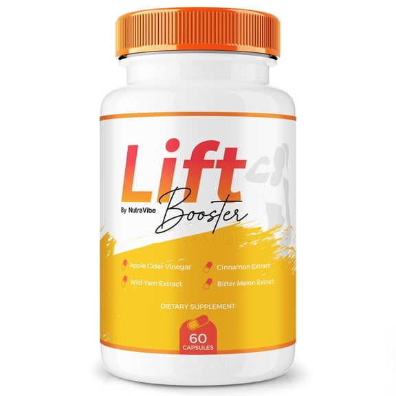 Lift Booster Natural Daily Pill Formula Designed to align with Fitness Goals, Support active Lifestyle & Body Balance | Just 2 Easy-to-Swallow Pills Daily (60 Capsules)